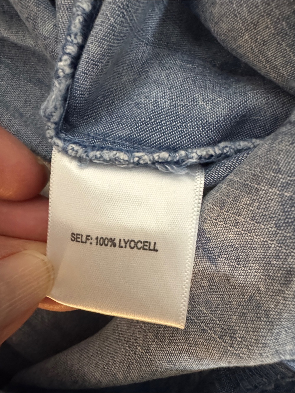 Jane + Delancey Light Blue Pull On Pant with Cord Belt & Elastic Back - Picture 8 of 13